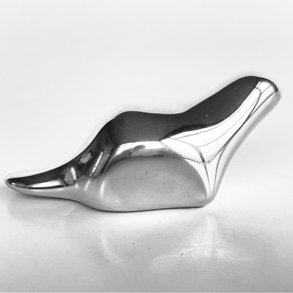 Silver Metal Animal Figurine - Picture 7 of 16